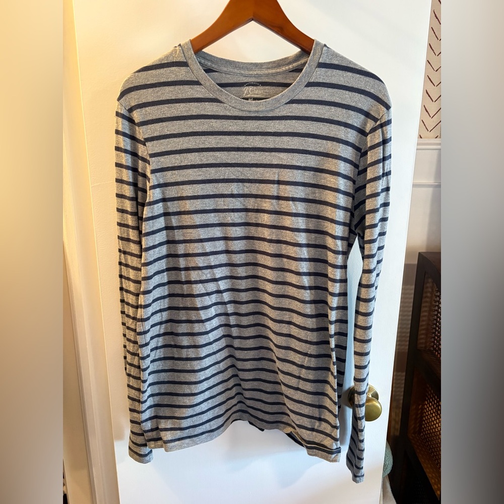 J.Crew | Men’s Long Sleeve Striped Shirt
